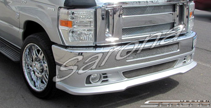 Custom Ford Econoline Van Front Bumper  Front Lip/Splitter (2008 - 2014) - $440.00 (Manufacturer Sarona, Part #FD-003-FA)